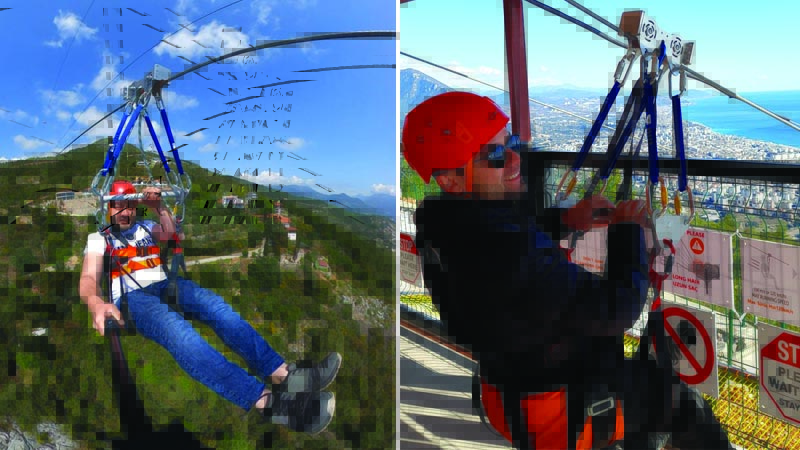 zipline in okurcalar