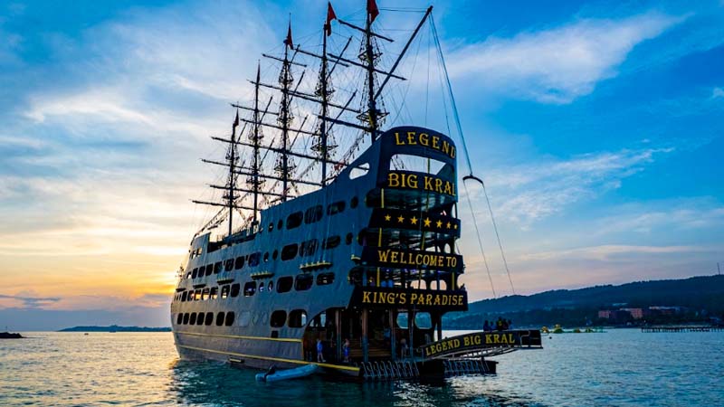 legend big kral sunset boat tour from okurcalar