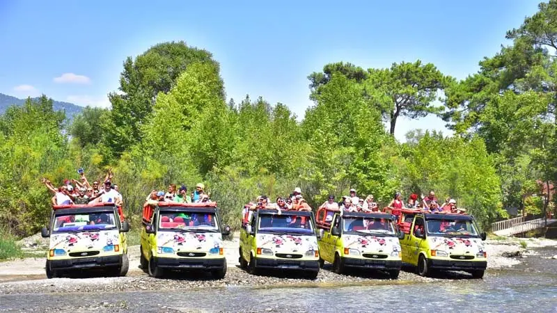 rafting cabrio bus safari from okurcalar
