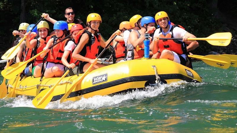 rafting with family okurcalar