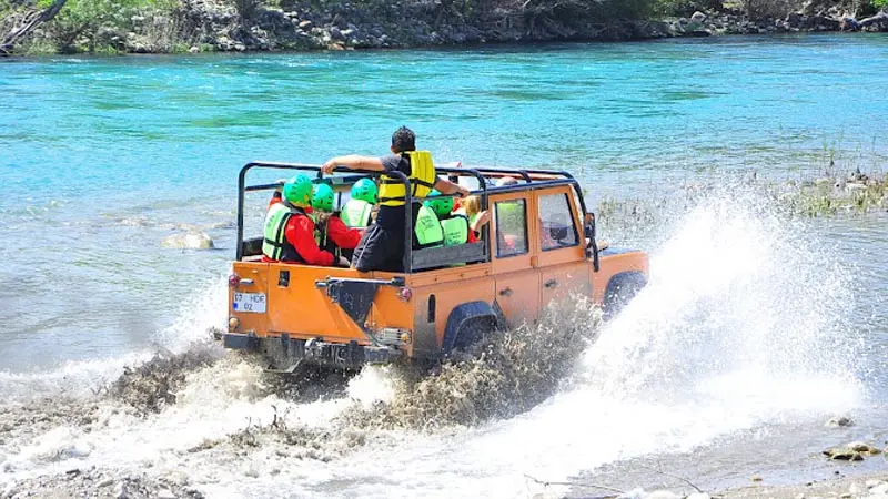 extreme jeep safari and rafting from okurcalar