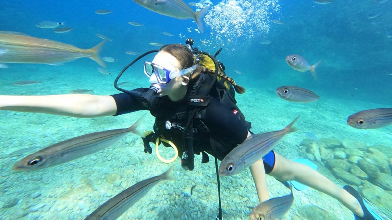 okurcalar scuba diving