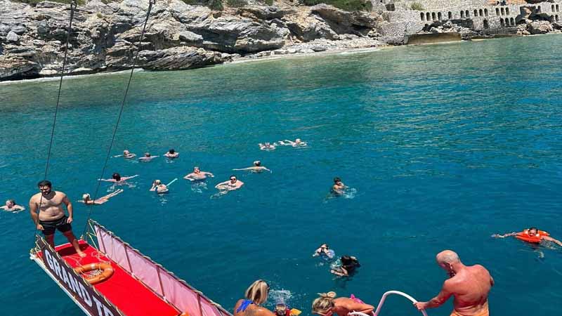relax boat tour okurcalar
