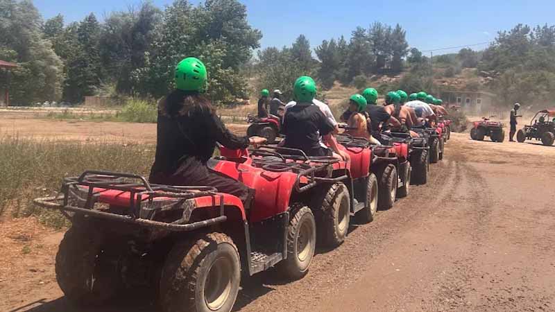 quad biking safari in okurcalar