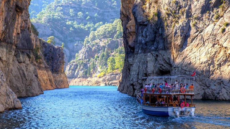 green canyon boat trip from okurcalar