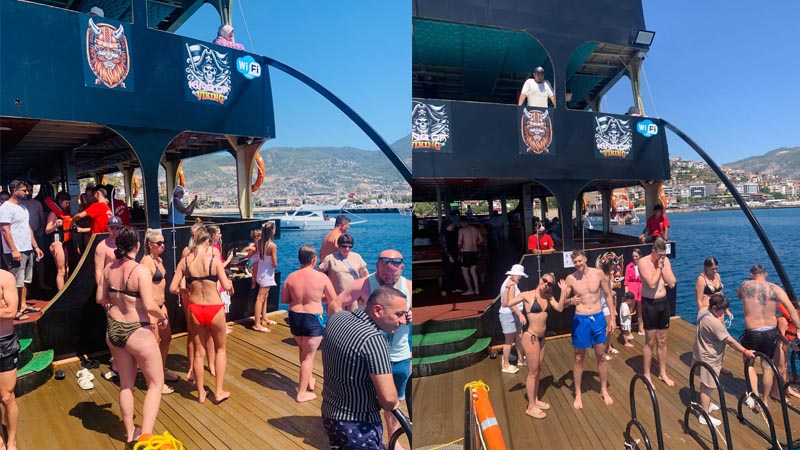 pirate ship tour mahmutlar