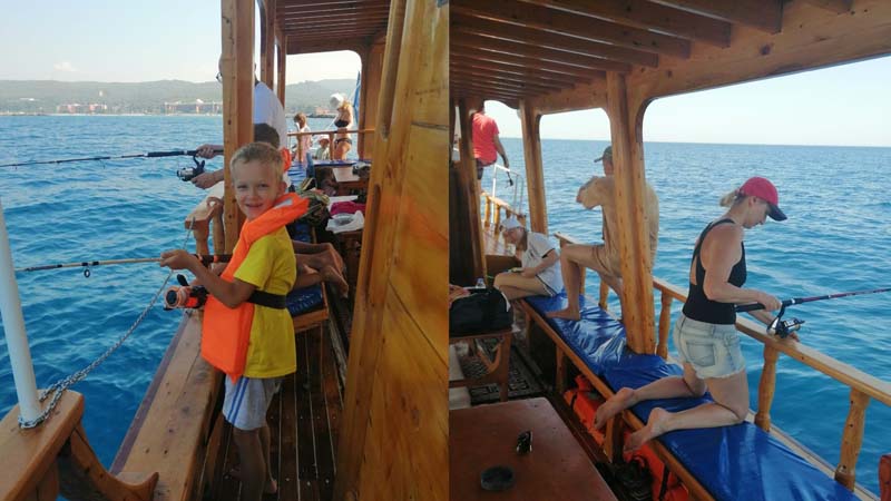 Okurcalar fishing trip with kids
