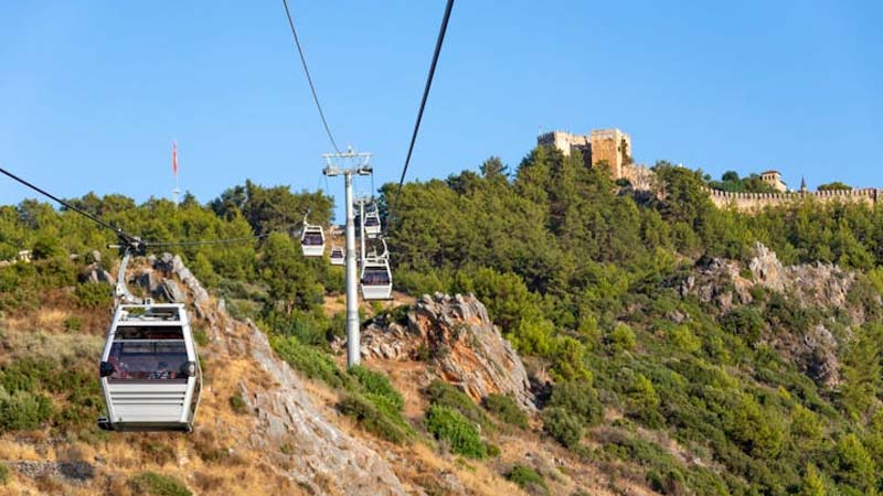 alanya cable car trip from okurcalar