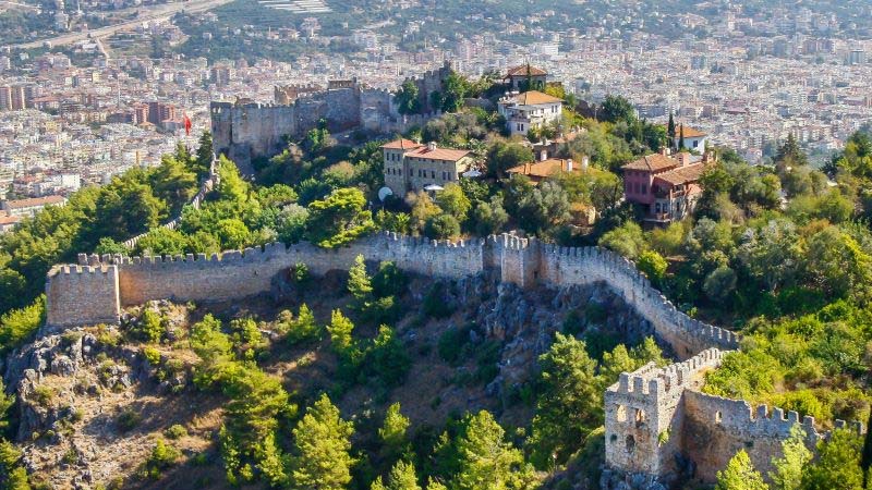 alanya castle okurcalar