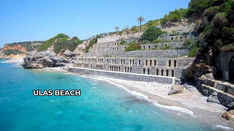 ulas-beach-from okurcalar with yacht