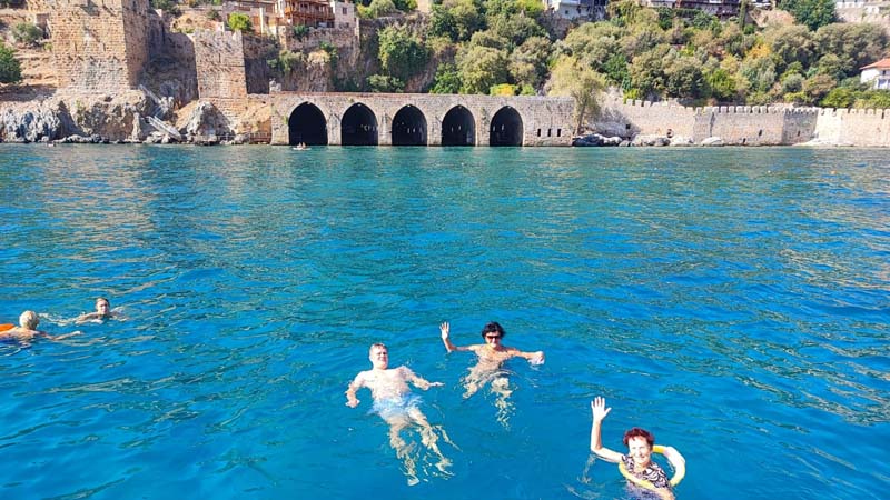okurcalar private yacht tour with family