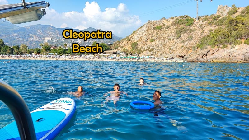 swimming cleopatra beach okurcalar yacht